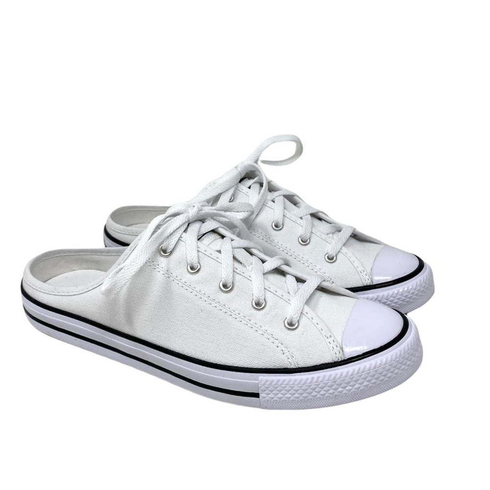 Converse CT All Star DAINTY Mule Slip White Canvas Sandals Women's Size 567946F - Picture 6 of 10